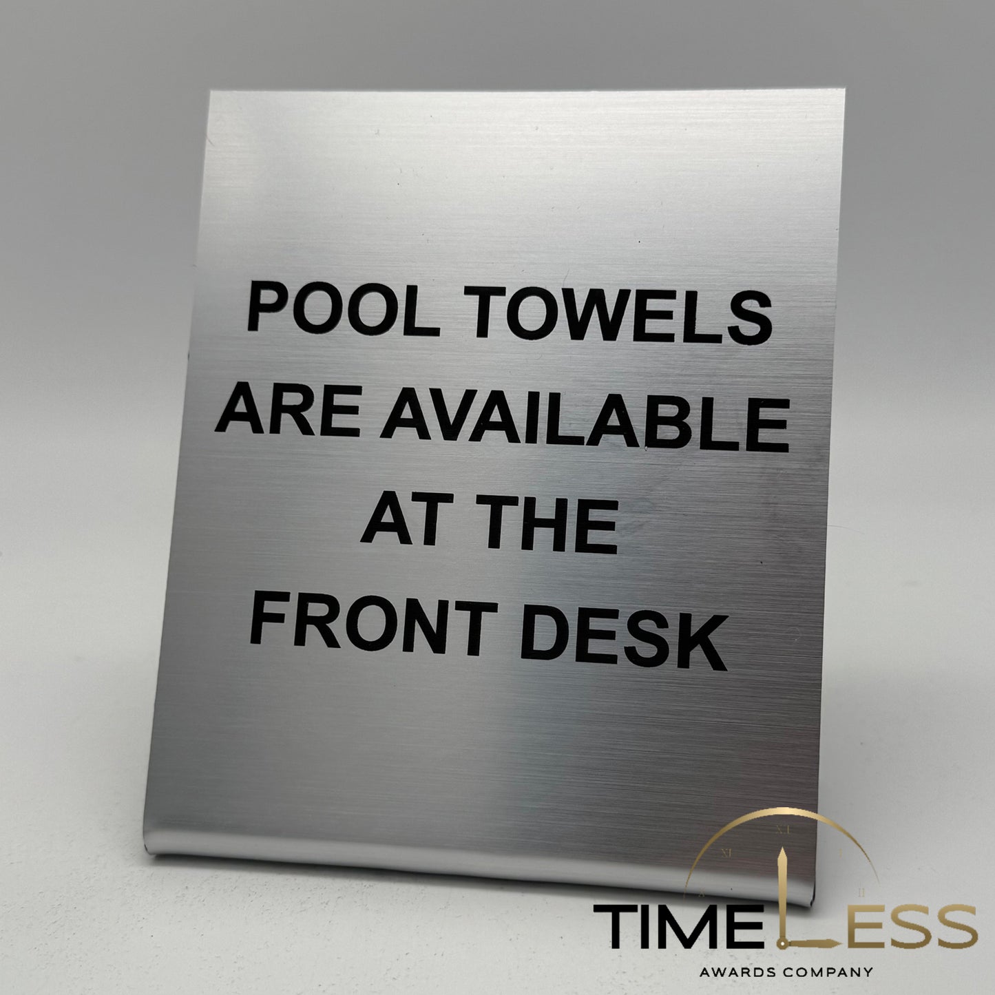 Self-Standing Custom Plastic Sign