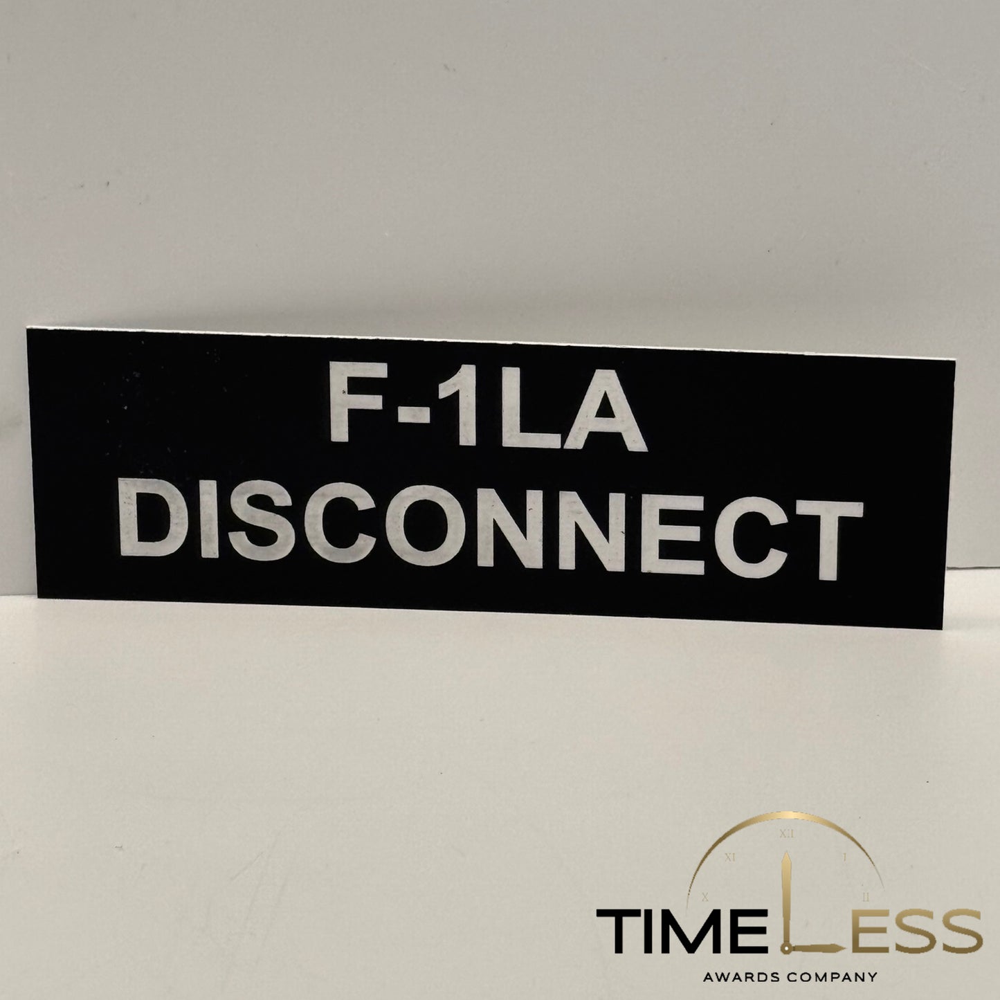 Black/White Custom Electrical Labels (6" Wide or Less)