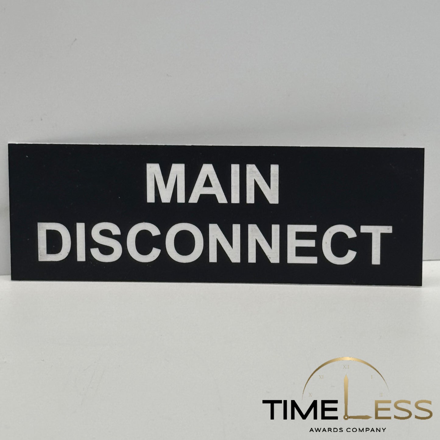 Black/White Custom Electrical Labels (6" Wide or Less)