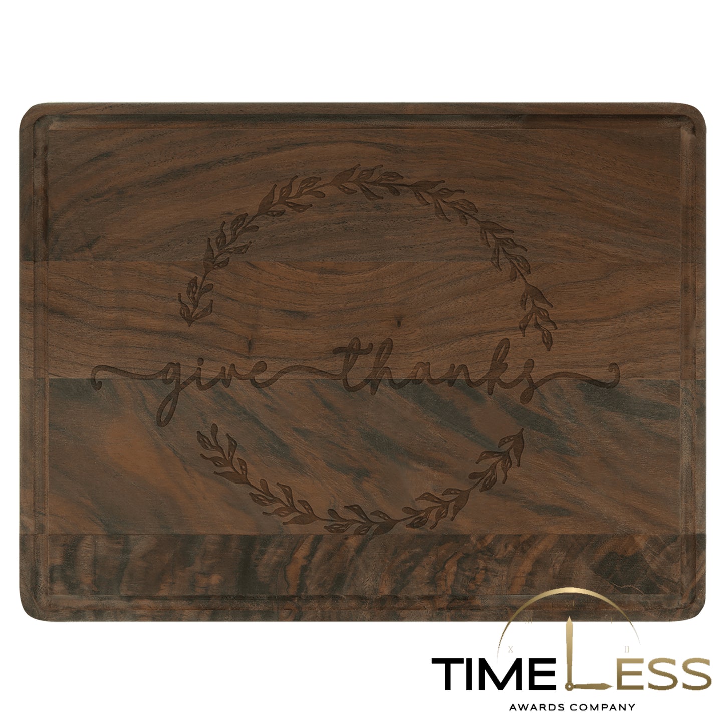 Walnut Cutting Board with Drip Ring