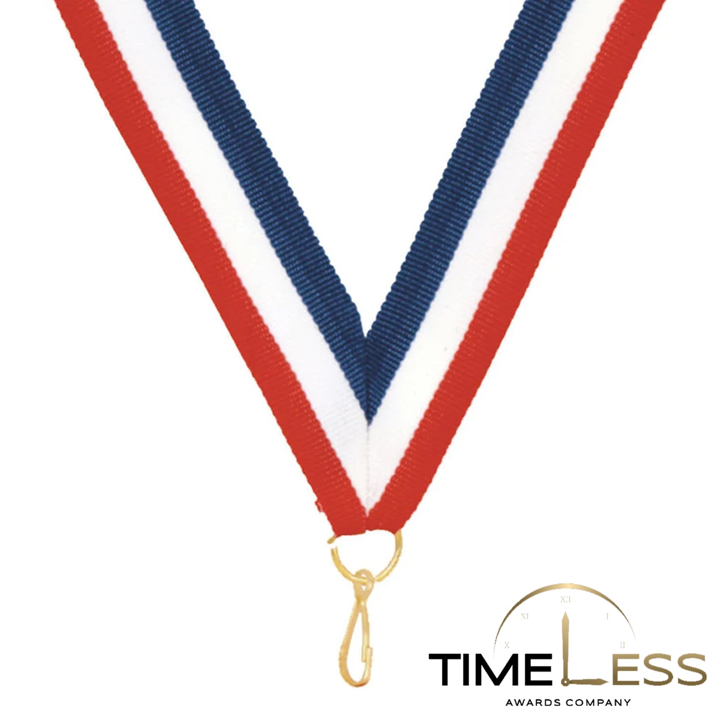 Neck Ribbon with Gold Clip ( 1 1/2" width)