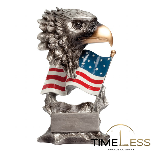 Eagle With Flag Silver