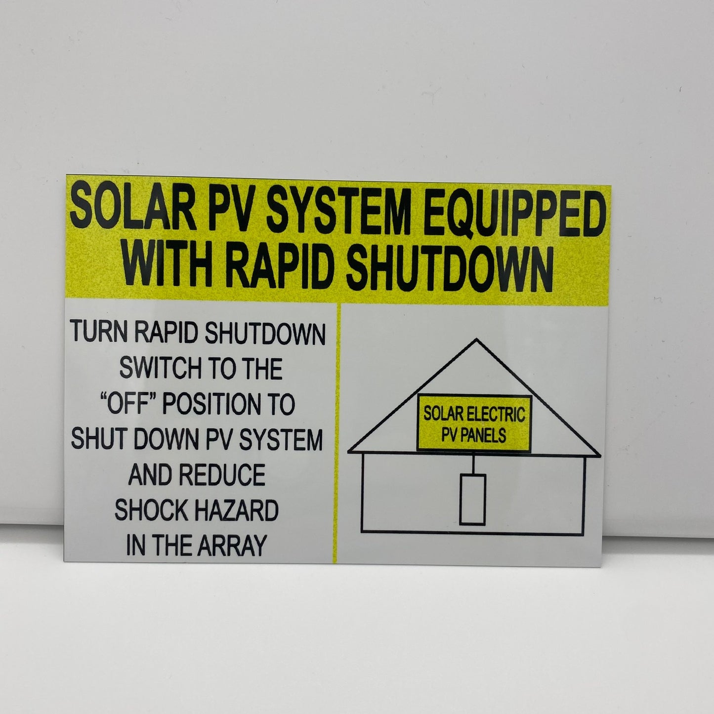 Solar Panel Labels