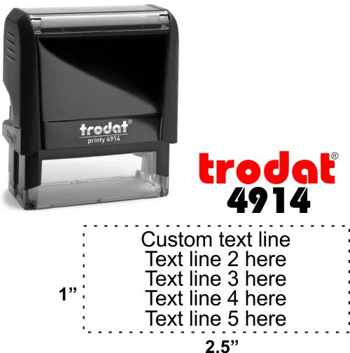 Trodat Printy 4911 Custom Self-Inking Stamp
